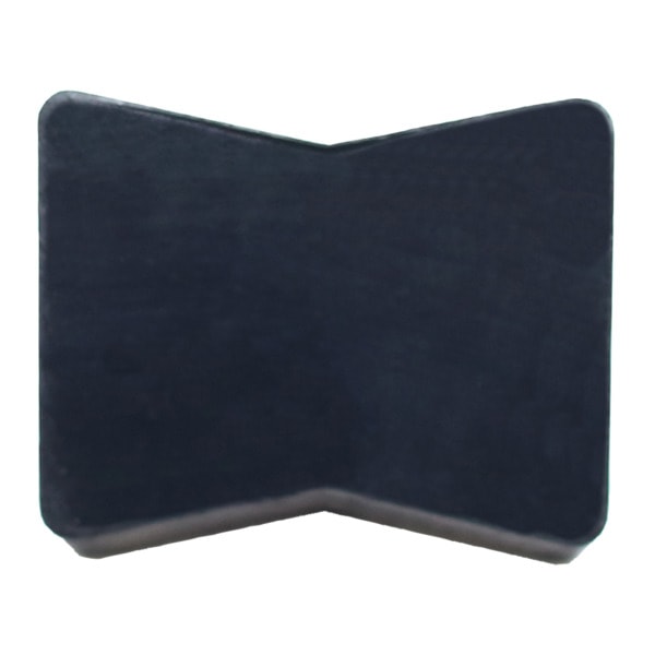 WALTHER - Kabelbrücke 2K Zapfen Vollgummi, schwarz LxBxH: 45 x 30 x 38 mm
