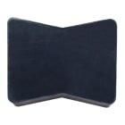 WALTHER - Kabelbrücke 2K Zapfen Vollgummi, schwarz LxBxH: 45 x 30 x 38 mm