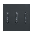 ZUMTOBEL - Wipptaster 3fach Licht anthrazit