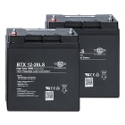 ZUMTOBEL - nBox ACCU Set lead acid 2x12 V/28 Ah