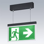 THORN - Sicherheitszeichenleuchte VOYAGER STYLE 150 P MS-WF15 E3D SM-S BK