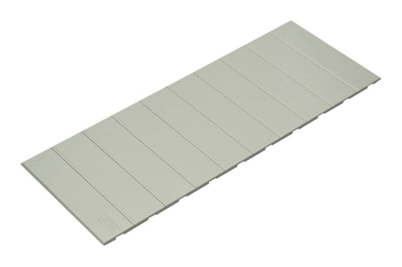 R&M - Mehrfachblindabdeckung 10-teilig 118x300 mm RAL7032