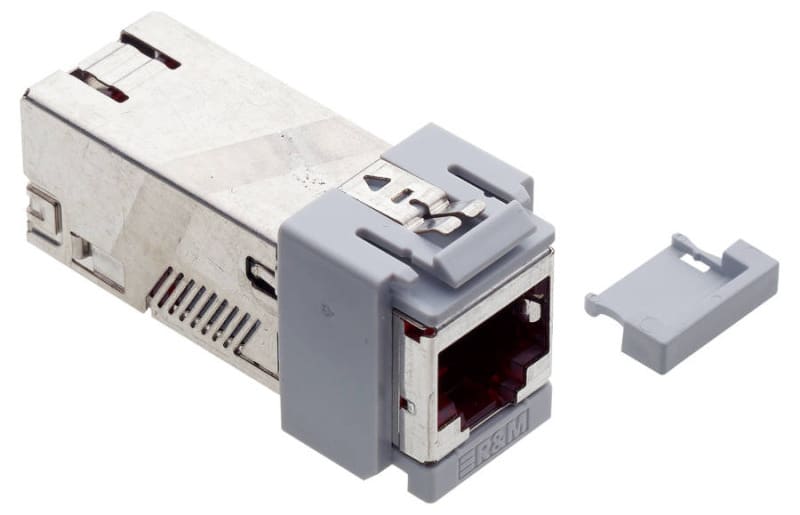 R&M - Modul Snap-in 1xRJ45 Kat.6A geschirmt