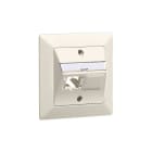 R&M - UP Global-Anschlussdose 88x88mm 2x1 Port RAL9010 rws