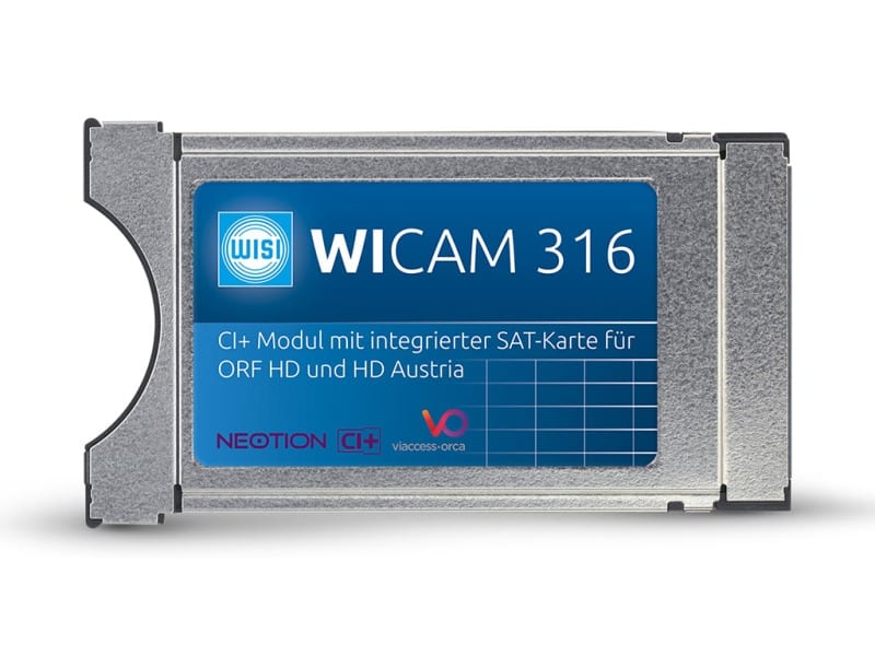 WISI - CI+ Cardless Sat-Modul f. ORF HD u. HD Austria Dual-Entschl.