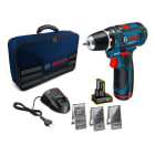 BOSCH WERKZEUG - Akku-Bohrschrauber +2Ah Akku+ 4Ah Akku+ 38tlgZubehörSet