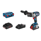 BOSCH WERKZEUG - Akku-Schlagbohrschrauber 18V 2x4AhPCAkkus Ladeger. L-Boxx