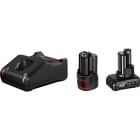 BOSCH WERKZEUG - Starter-Set GBA 12V 1x2Ah/1x4Ah Akkus + Ladegerät im Karton