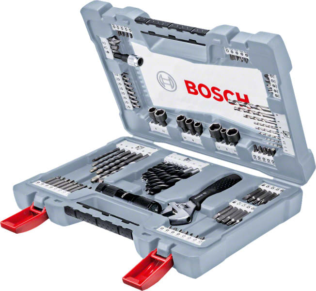 BOSCH WERKZEUG - Premium Set 91-tlg. X-Line Bohrer u. Schrauber-Set