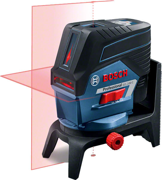 BOSCH WERKZEUG - Punkt-u. Linienlaser IP54 + Zubehör-Set + Halterung + L-Boxx
