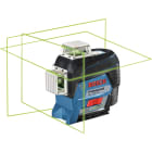 BOSCH WERKZEUG - Linienlaser IP54 12V 2Ah + Zubehör-Set + Halterung L-Boxx