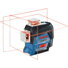 BOSCH WERKZEUG - Linienlaser IP54 12V 2Ah + Zubehör-Set + Halterung L-Boxx