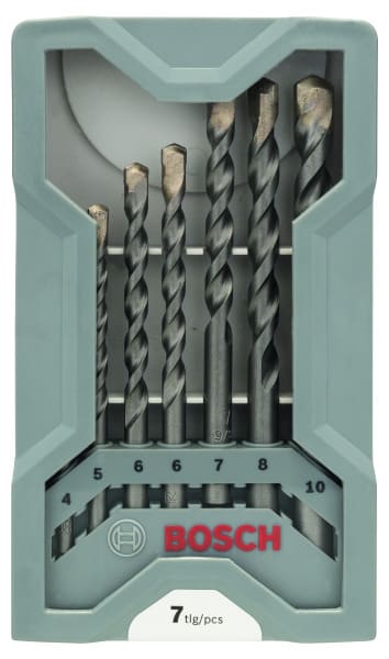 BOSCH WERKZEUG - Betonbohrer-Set CYL-3 7tlg. 4/5/6/6/7/8/10 mm