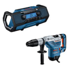 BOSCH WERKZEUG - Profi-Set Bohrhammer SDSmax 1150W 8.8J + Radio Bluetooth IP54 + Koffer