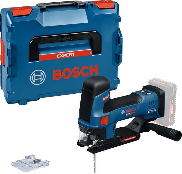 BOSCH EXPERT - Akku-Stichsäge 18V Tiefe Holz/Alu 155/20mm 800-3800min-1 o.Akku/Ladeger L-Boxx