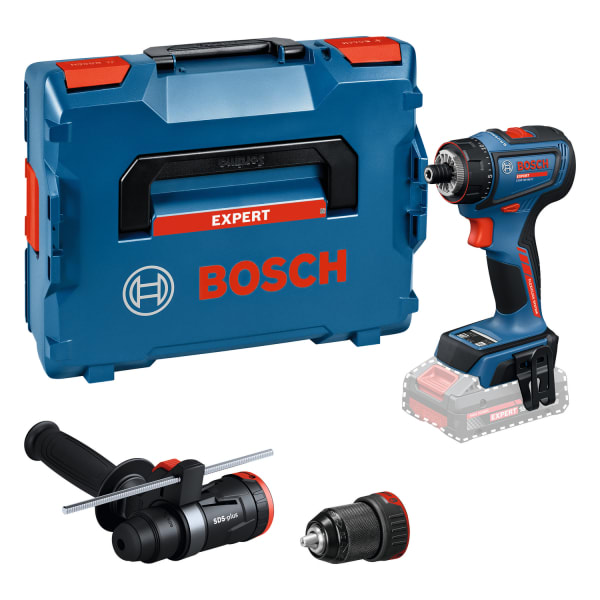 BOSCH EXPERT - Akku-Bohrschrauber 18V 36/65Nm +2Aufs. o.Akku/Ladeger. L-Boxx