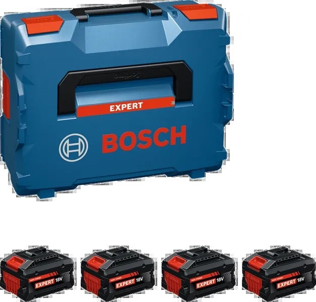 BOSCH EXPERT - Akkupack 4x 18V 5.5Ah L-Boxx