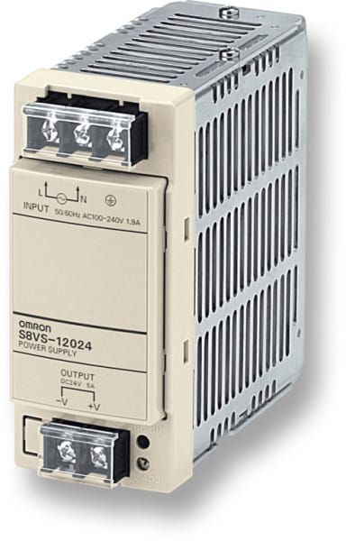 OMRON - Schaltnetzteil, 120 W, 100 bis 240 VAC Eingang, 24 VDC, 5 A