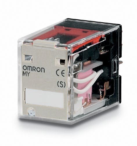 OMRON - Industrierelais 4PDT Gabelkontakte 3A 220/240 VAC