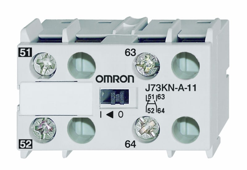 OMRON - Hilfskontakte, 2-polig, 1 S+1 Ö für Hilfsschütz J7KNA-AR