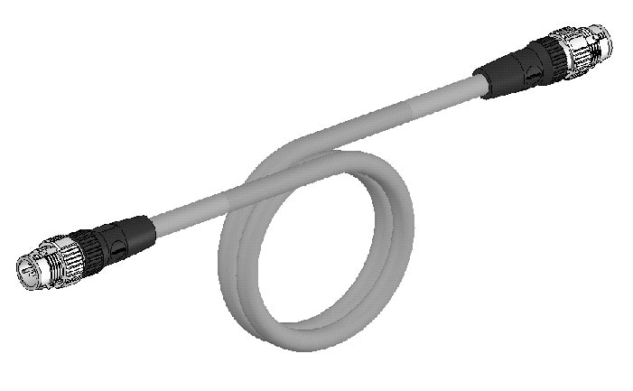 OMRON - EtherCAT-Kabel, verbesserte Abschirmung, M12 gerade plug / M12