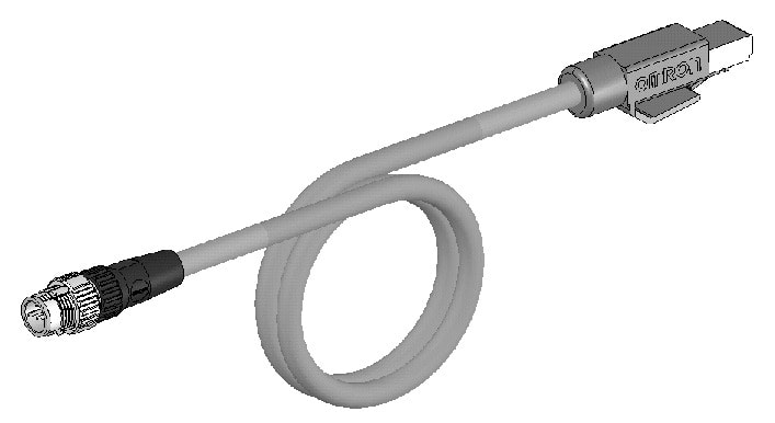 OMRON - EtherCAT-Kabel, verbesserte Abschirmung, M12 gerade plug / RJ45