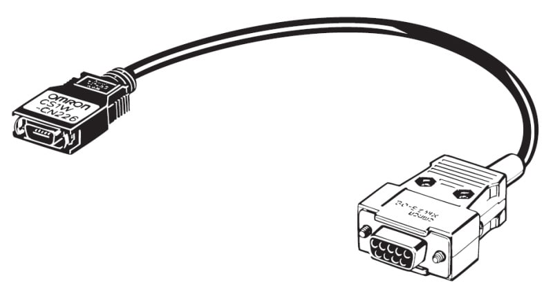 OMRON - Verbindungskabel Miniaturperipherie   PC-RS-232C