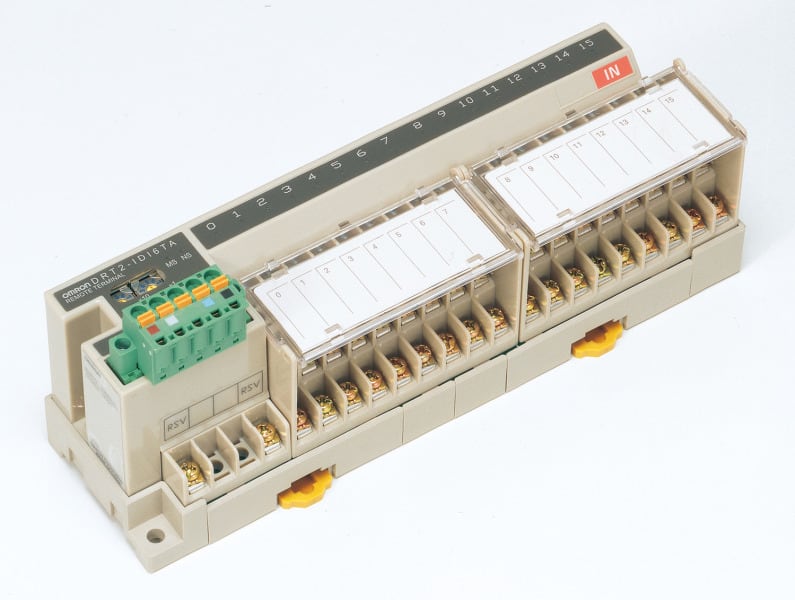 OMRON - DeviceNet-Modul mit 3-Draht-Klemmenblock, 16 x 24 VDC-PNP-Ei