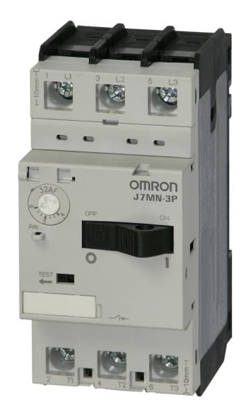 OMRON - 3-polig, 2,5 bis 4 A, Kippschalter, bis Schützgröße J7KN(G)