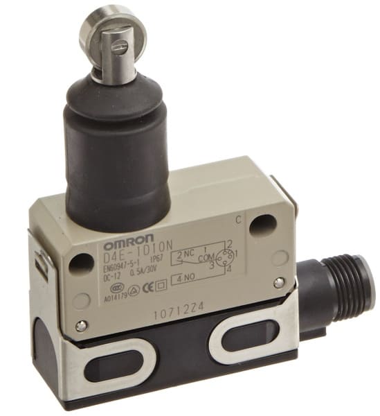 OMRON - Druckgußgehäuse, IP67, Abgedichteter Rollenstößel