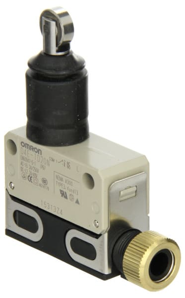 OMRON - Druckgußgehäuse, IP67, Abgedichteter Rollenstößel