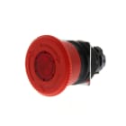 OMRON - NOT-HALT-Taster beleuchtet, Drehentriegelung, 40 mm