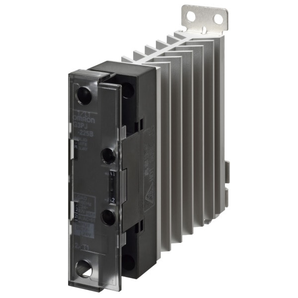 OMRON - Halbleiterrelais, 1-phasig, 27A, 100-480V AC, mit Kühlkörper