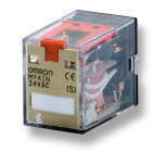 OMRON - Industrierelais 14-pin 4PDT Gabelkontakte 5A 24 VDC