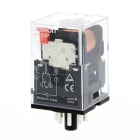 OMRON - Relay, plug-in, 8-pin, DPDT, 10 A, mech indicator