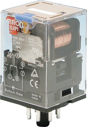 OMRON - 2 W, 10A, mechanische Schaltstellungsanzeige
