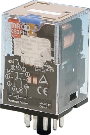 OMRON - 3 W, 10A, mech. Schaltstellungsanzeige, feststellbare Prüft.
