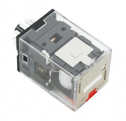 OMRON - 3 W, 10A, LED und mech. Schaltstellungsanzeige