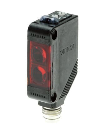 OMRON - Fotoschalter, Lichttaster, Sn 90mm, Rote LED, enger Lichtstr
