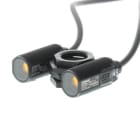 OMRON - Fotoelektrischer Sensor, M18, axial, Kunststoff, rote LED, Durchgangsstrahl, 20