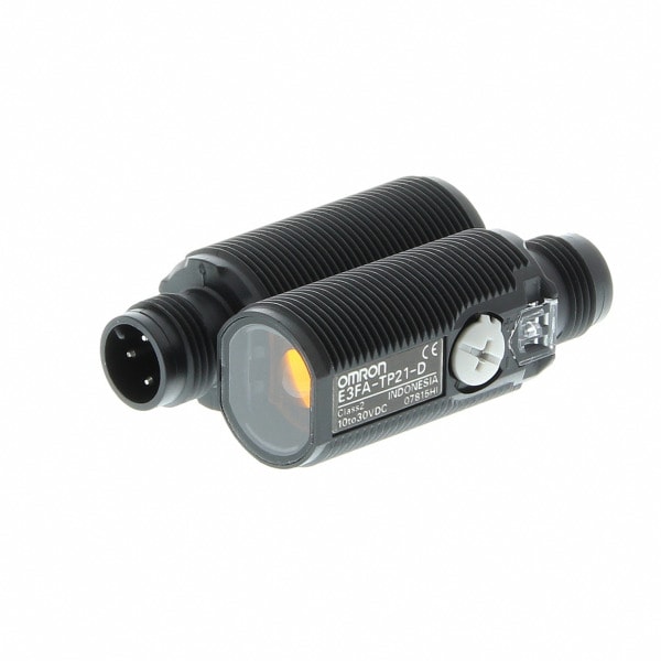 OMRON - Einweglichtschranke, rotlicht, M18 kst., Sn:20m, Stecker M8