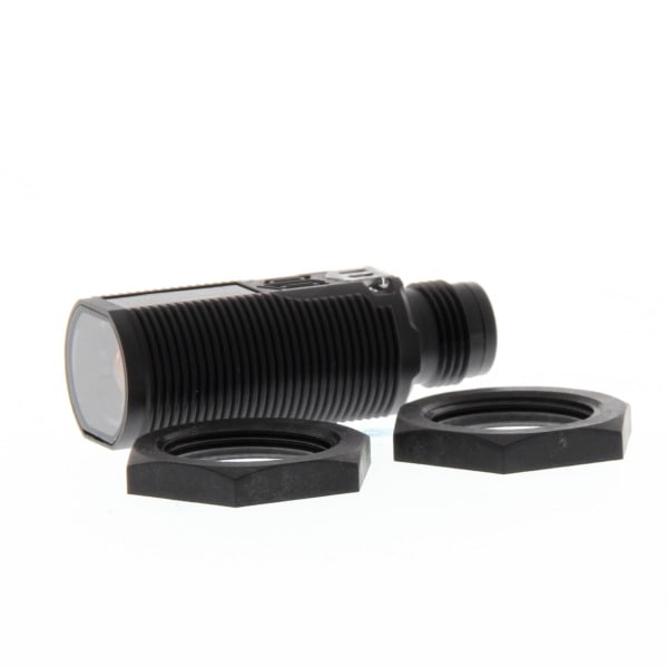 OMRON - Fotoelektrischer Sensor, M18, axial, Kunststoffgehäuse, rote LED