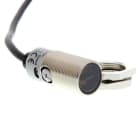 OMRON - Fotoelektrischer Sensor, M18, axial, Metallgehäuse, rote LED, diffus, 100 mm