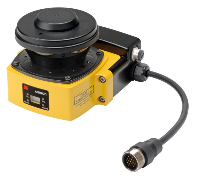 OMRON - kompakter Sicherheits-Laser Scanner Typ 3, max. Reichw. 4m
