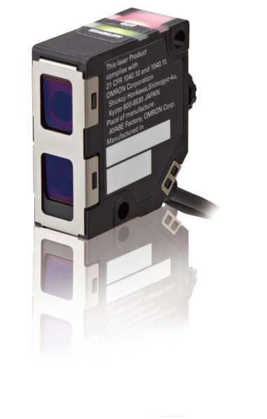OMRON - Fotoschalter, Lasertaster bis 1,2m, Lichtfleck fokussierbar
