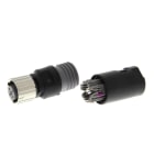 OMRON - Sensor-Steckverbinder, Buchse, M12, PVC, 4-polig, gerade, ICD-Verbindung