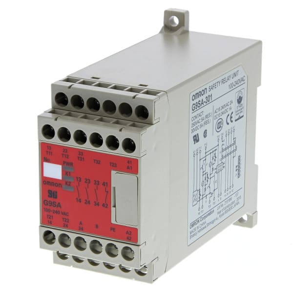 OMRON - Sicherheitsmodul, Basisgerät, 5 Schließer + 1 Öffner