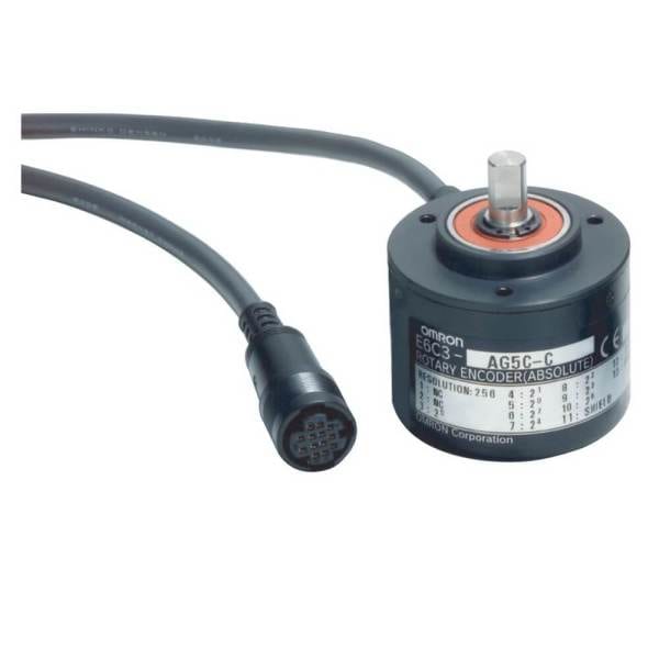 OMRON - Metallausführung, IP65, 8mm Welle, 0,5° Auflösung, 2 m-Kabel