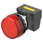 OMRON - Leuchtmelder M22N, Kunststoff, Flach, Rot, 220/230/240 VAC