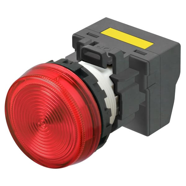 OMRON - Leuchtmelder M22N, Kunststoff, Flach, Rot, 220/230/240 VAC